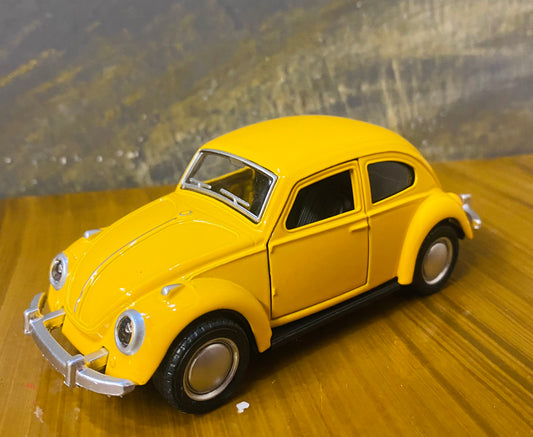 1:36 Beetle Metal Body Yellow