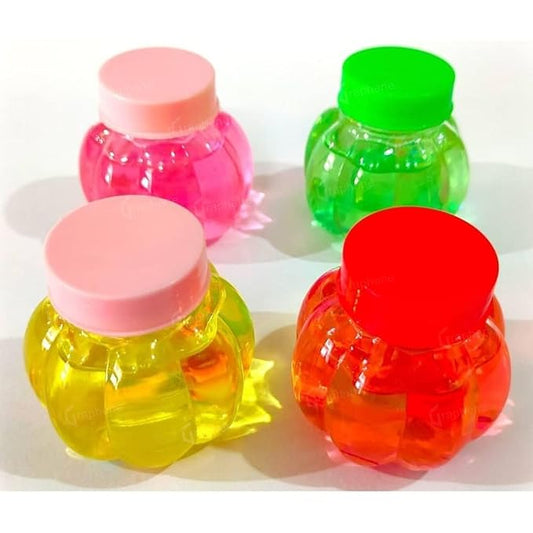 Crystal Clay Set Soft Jelly Toys for Kids , Ultra Light Modeling Magic Foam Slime Kit with Glitter (Pack of 4)
